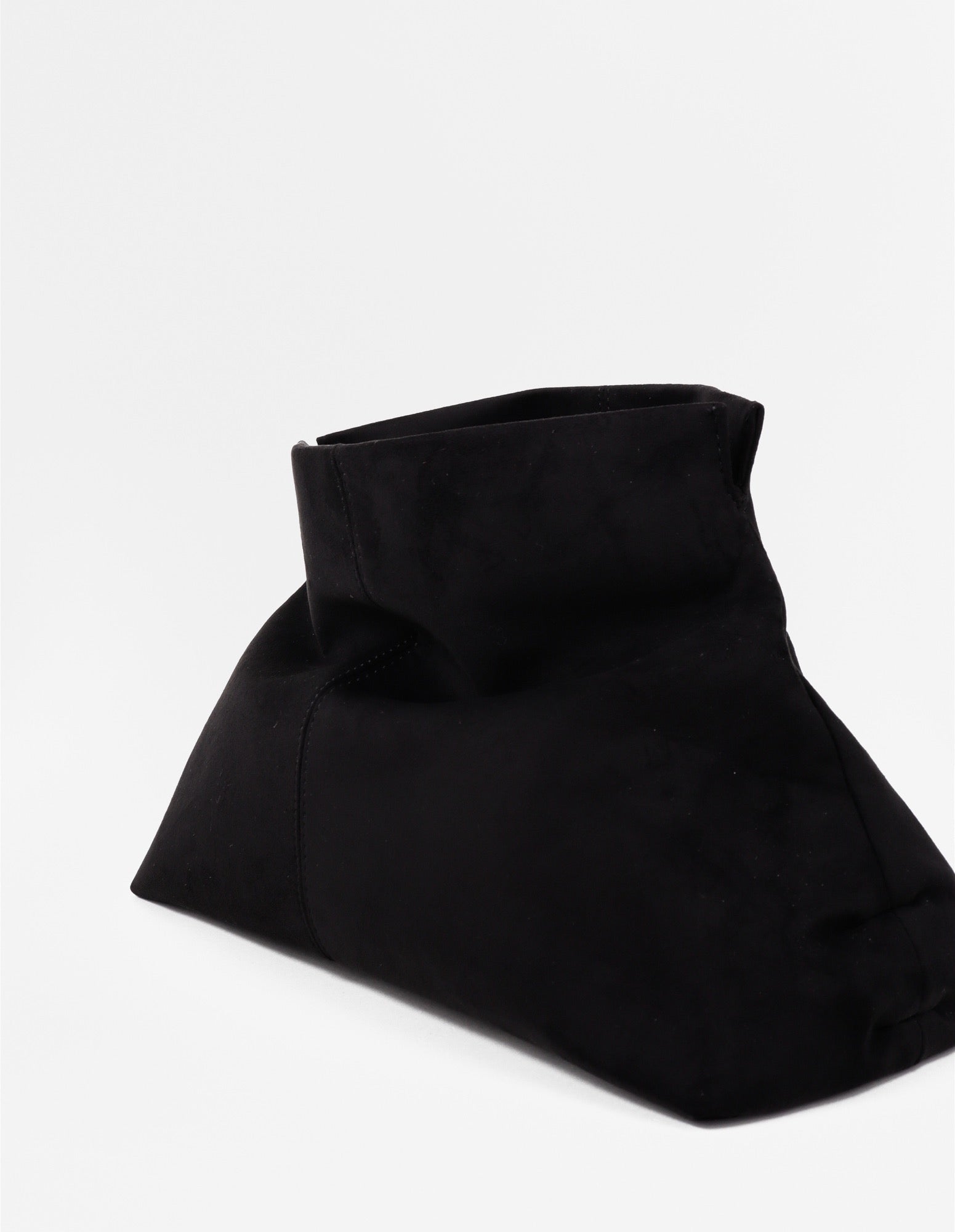Becca Suede Clutch Bag - Black