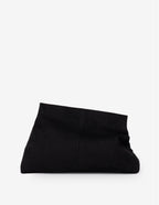 Becca Suede Clutch Bag - Black