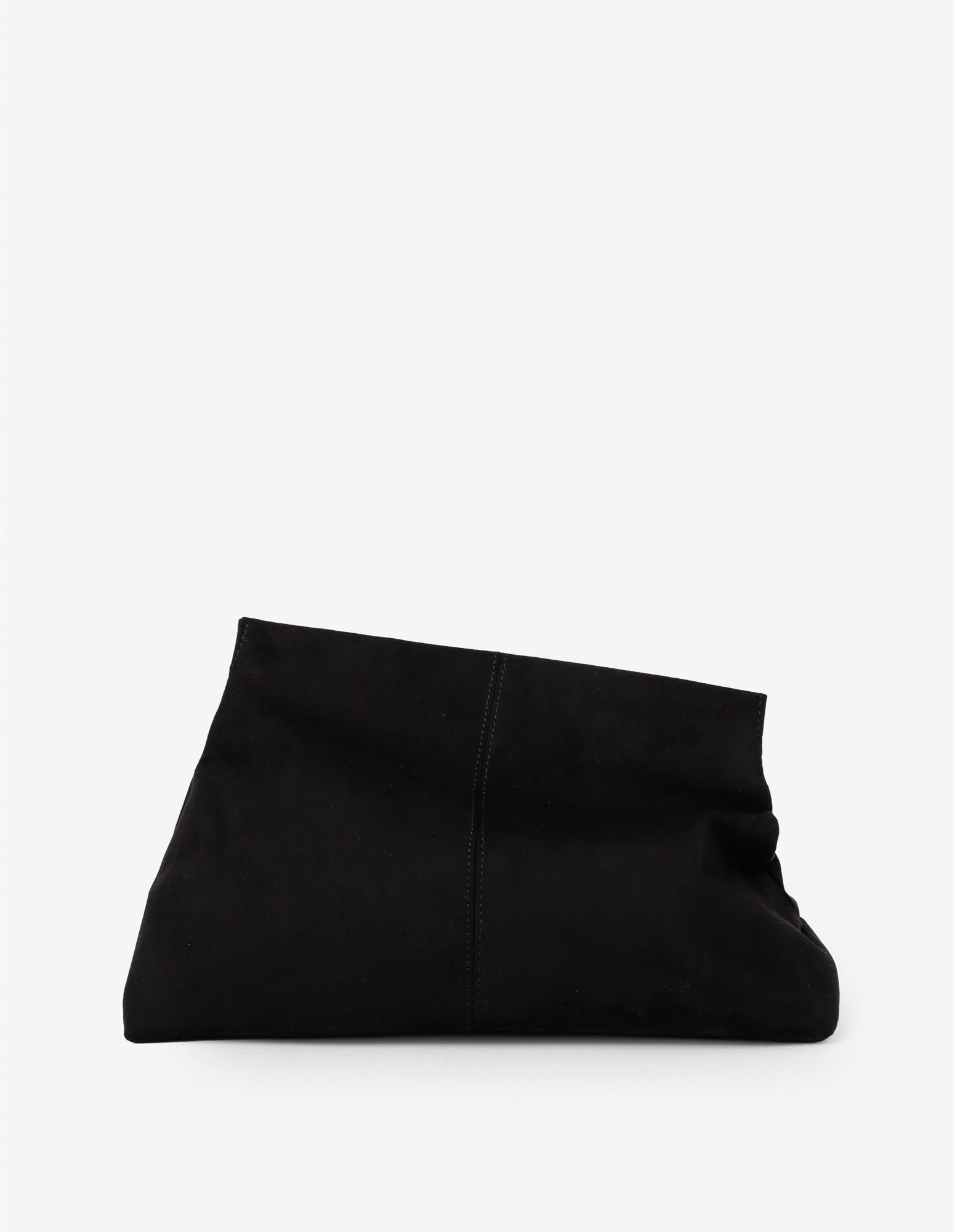 Becca Suede Clutch Bag - Black