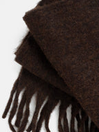 Betty Fluffy Scarf - Brown