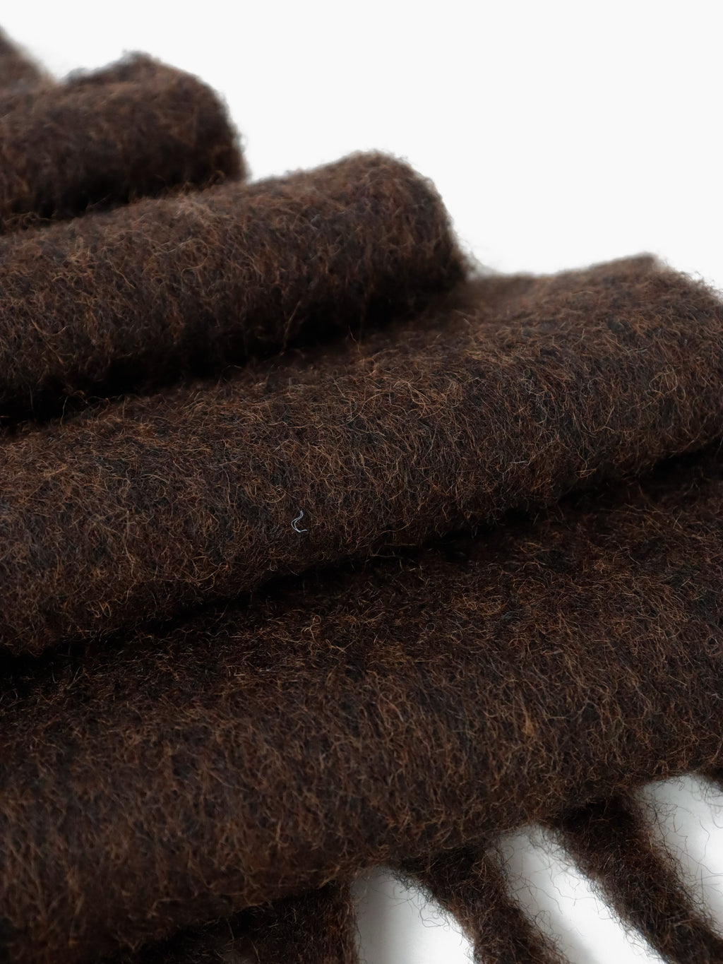 Betty Fluffy Scarf - Brown