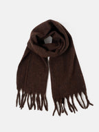 Betty Fluffy Scarf - Brown
