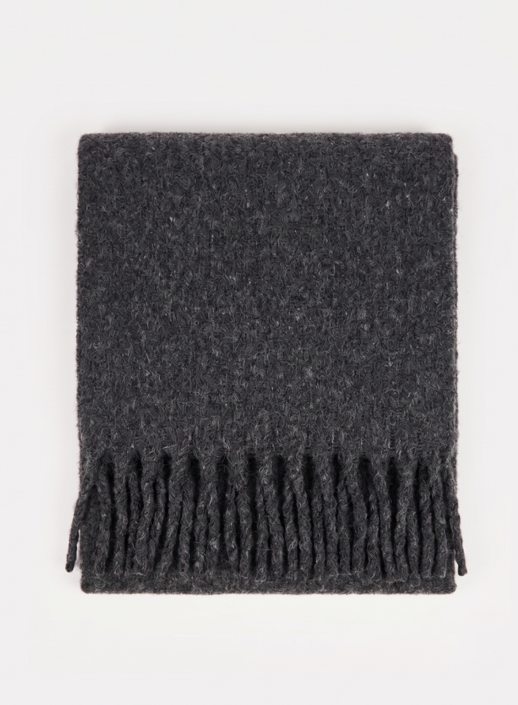 Betty Fluffy Scarf - Charcoal