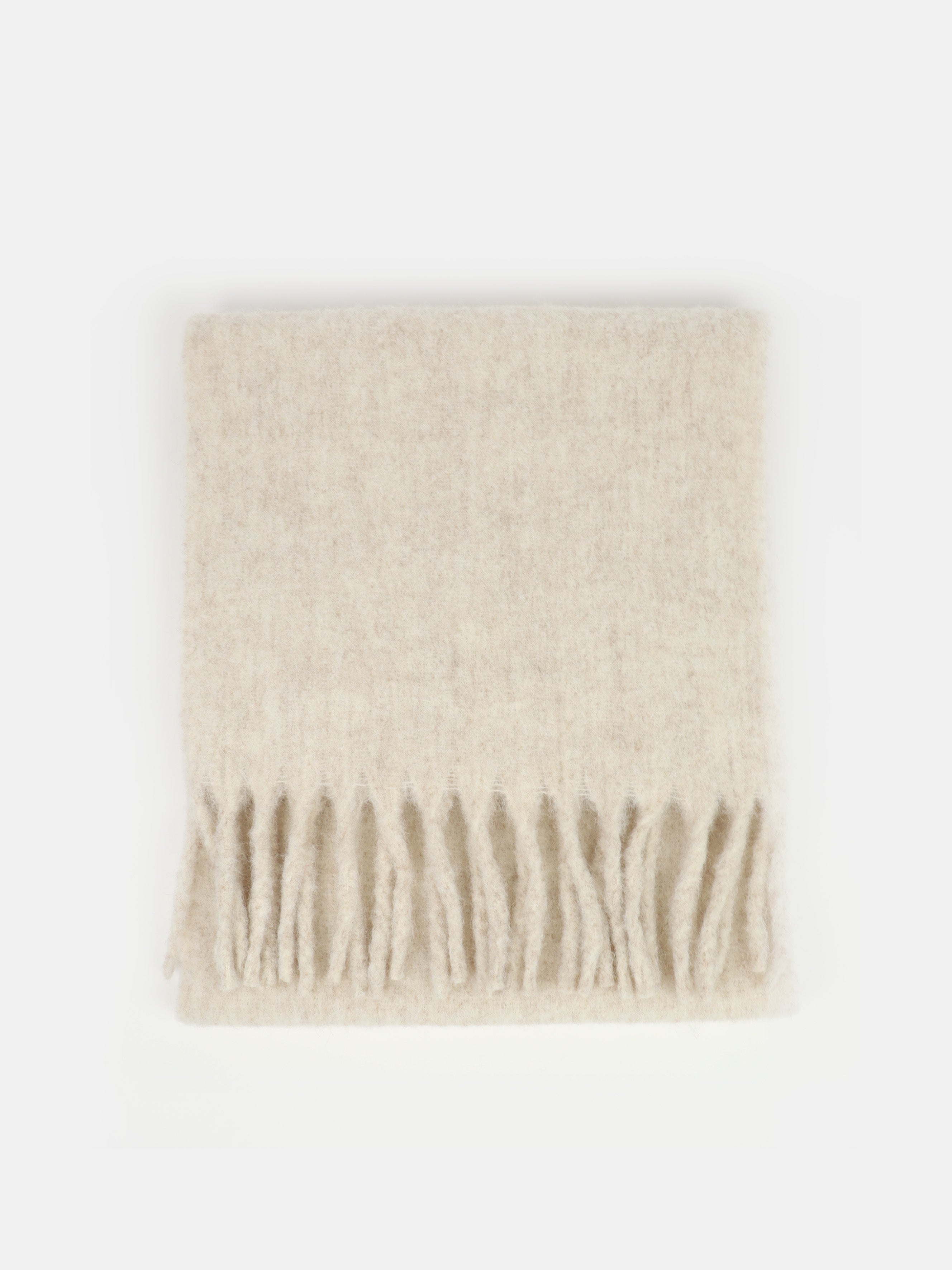 Betty Fluffy Scarf - Oatmeal