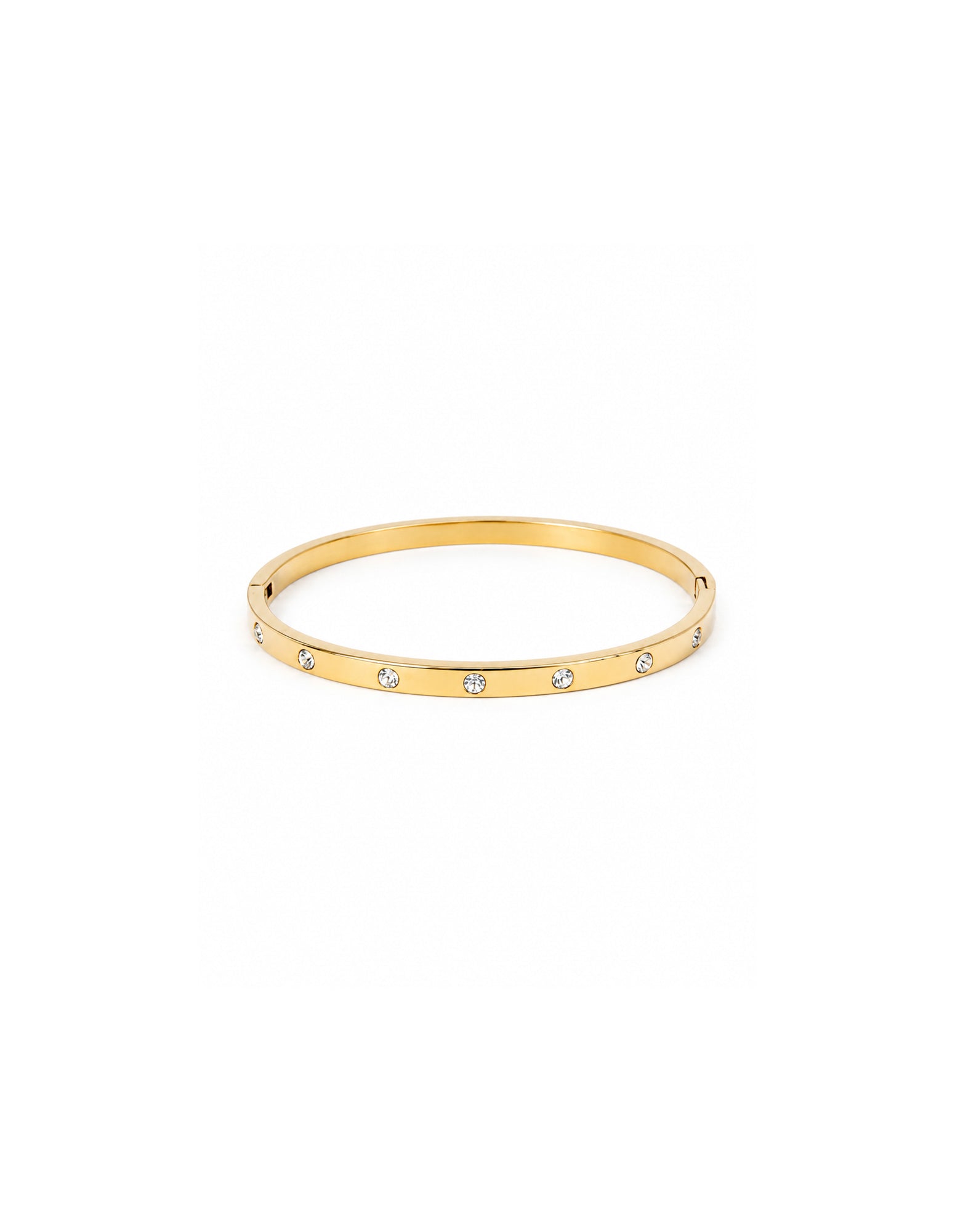 Bianca Chunky Bangle - Gold Plated