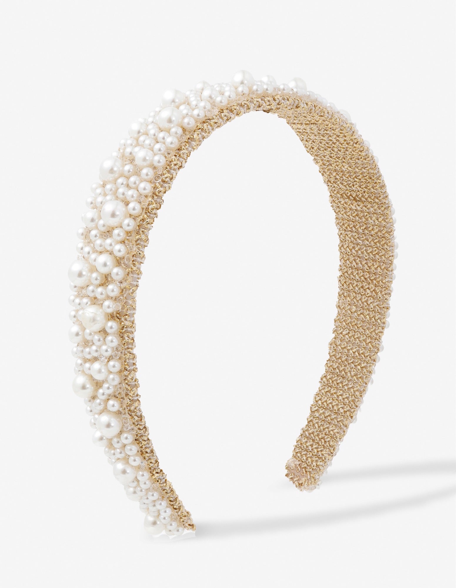 Bianca Pearl Beaded Headband
