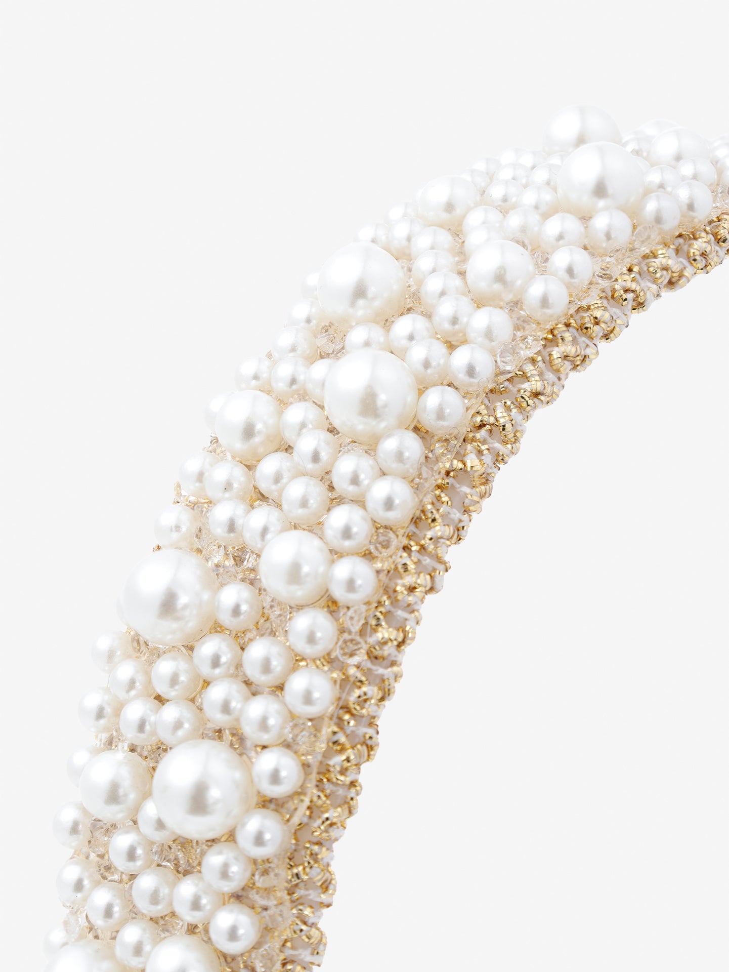 Bianca Pearl Beaded Headband