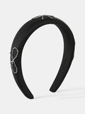 Black Diamante Bow Statement Headband