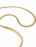 4mm Snake Necklace - 18K Gold Plated