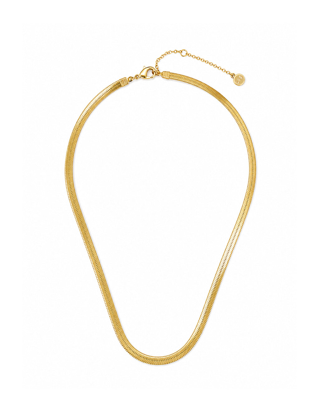 4mm Snake Necklace - 18K Gold Plated