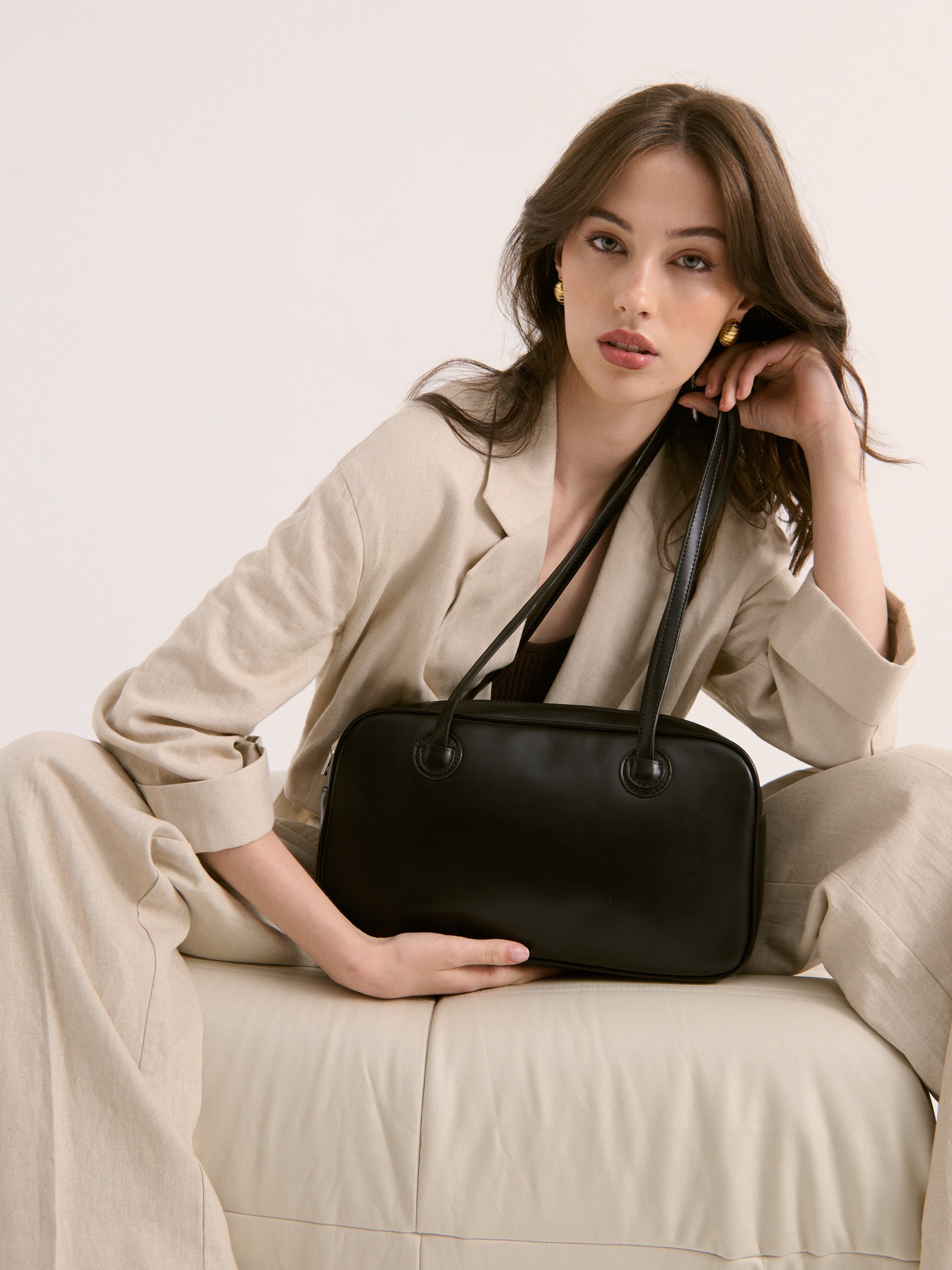 Brenna Shoulder Bag - Black