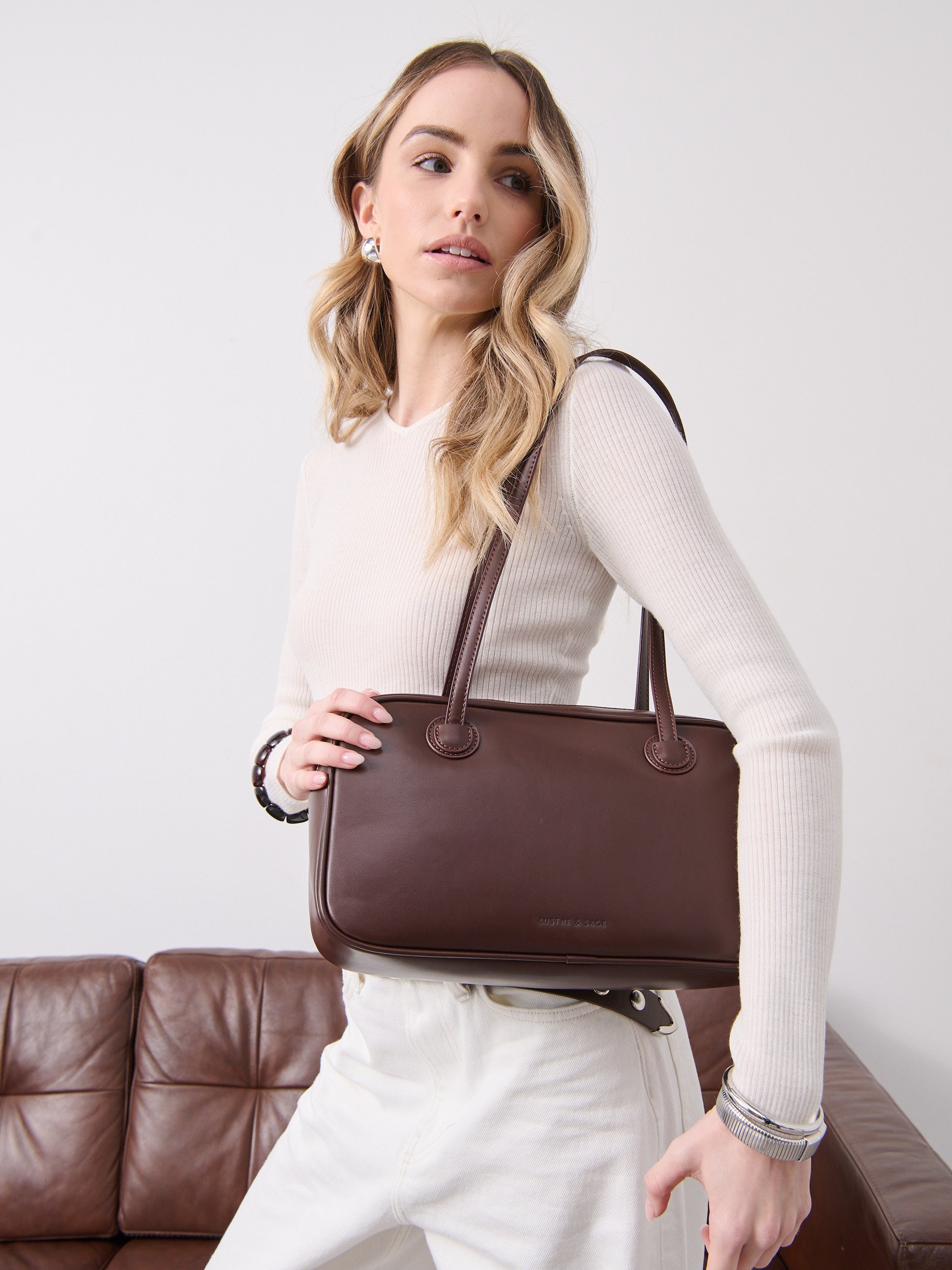 Brenna Shoulder Bag - Brown