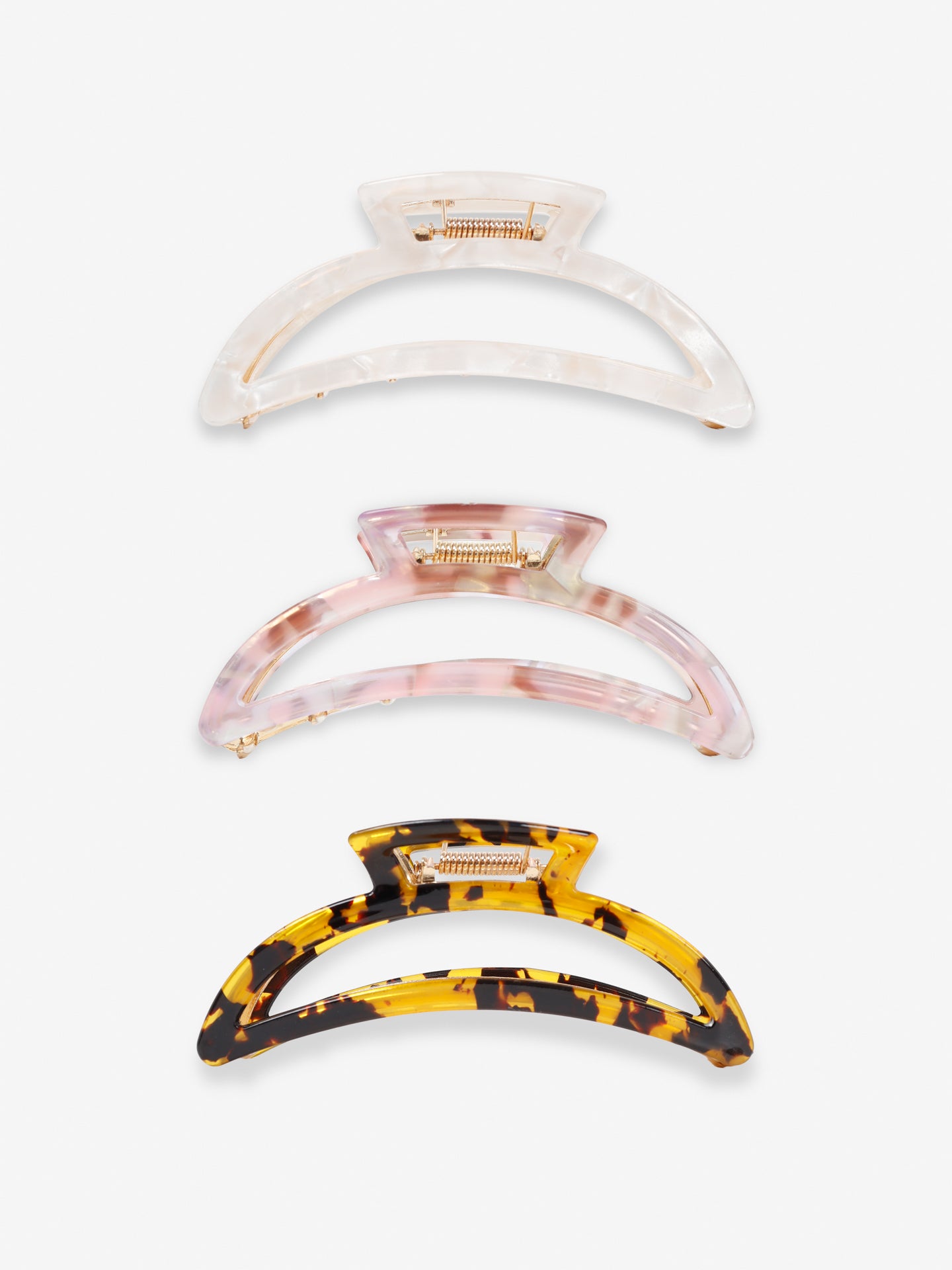 Cami Acrylic Metal Claw Clip