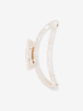 Cami Acrylic Metal Claw Clip - White