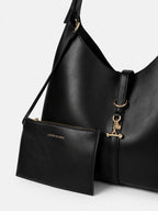 Carmella Slouchy Shoulder Bag - Black
