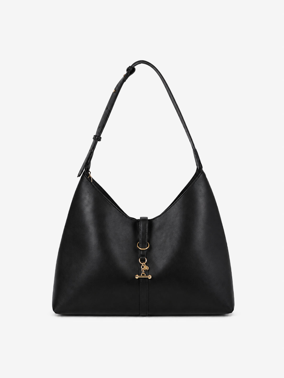 Carmella Slouchy Shoulder Bag - Black