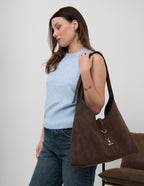 Carmella Slouchy Shoulder Bag - Brown