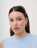 Corrina Knot Hoop Earrings - 18K Gold Plated