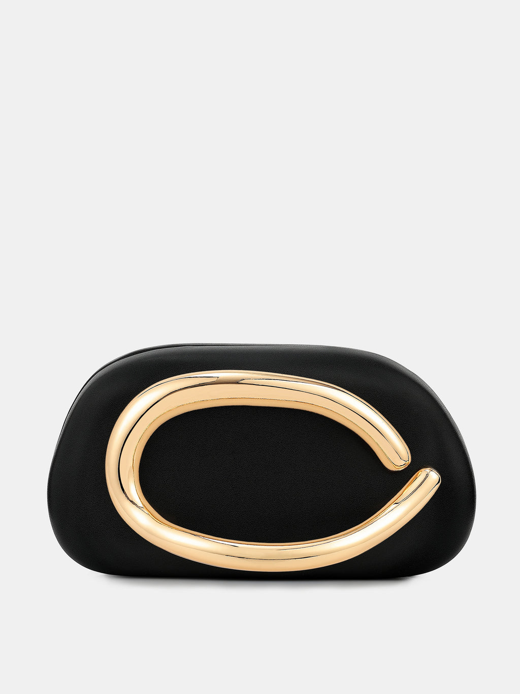 Celina Statement Clutch Bag - Black
