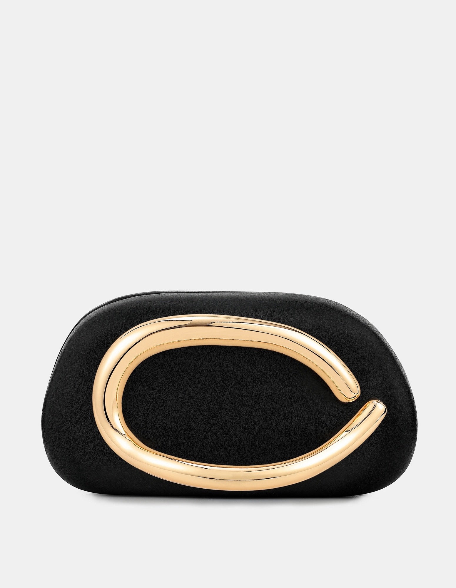 Celina Statement Clutch Bag - Black