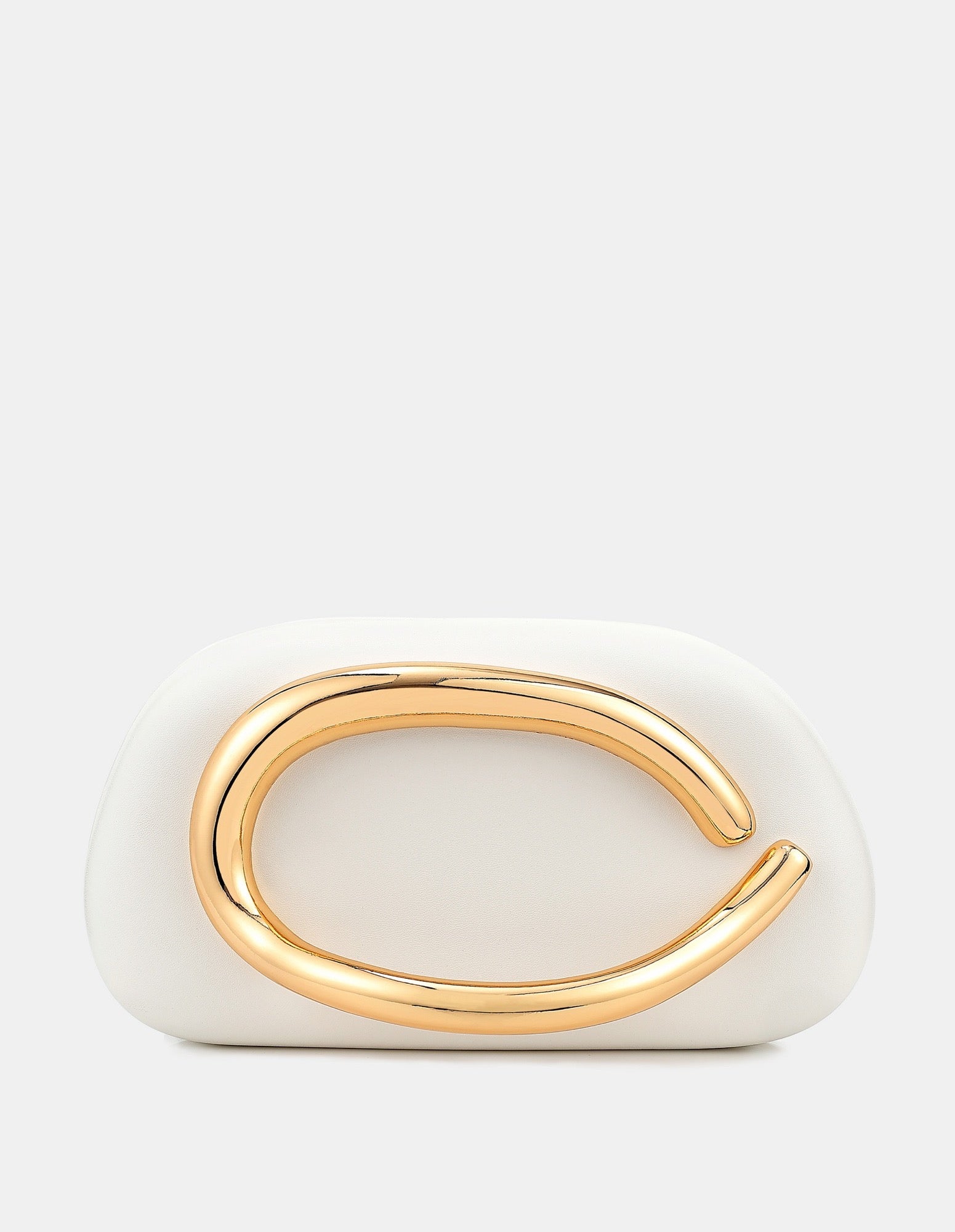 Celina Statement Clutch Bag - White