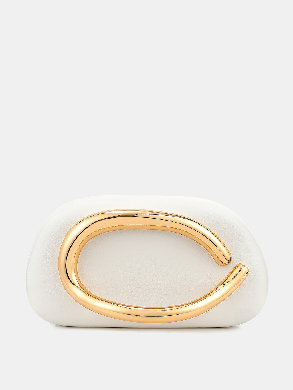 Celina Statement Clutch Bag - White