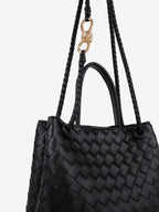Chantel Woven Multiway Handbag - Black