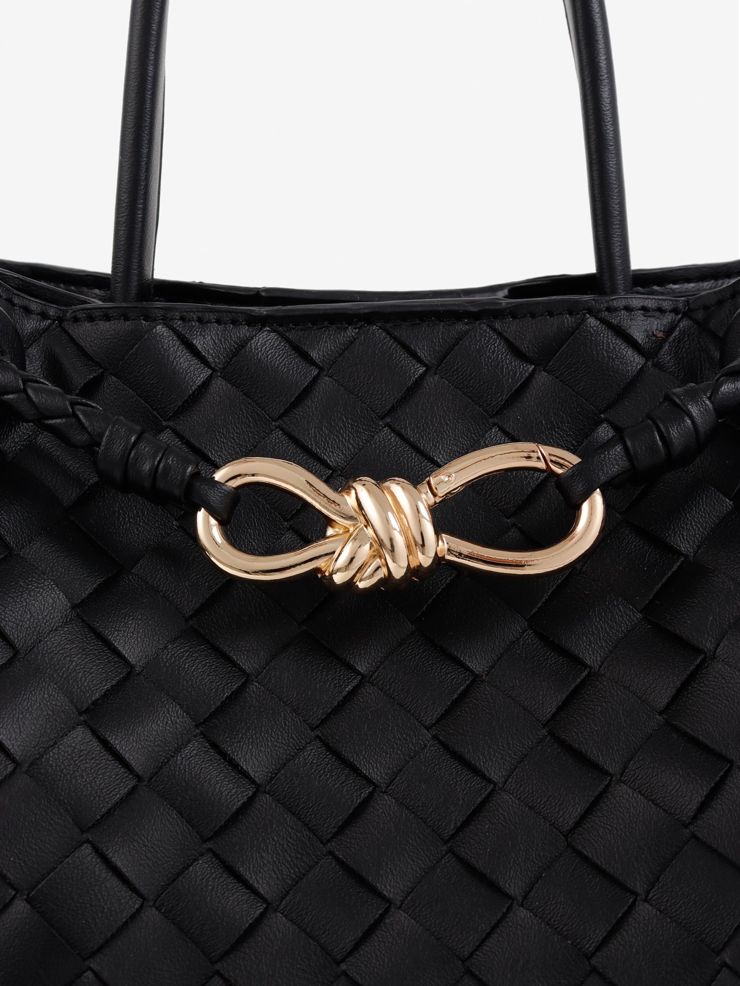 Chantel Woven Multiway Handbag - Black