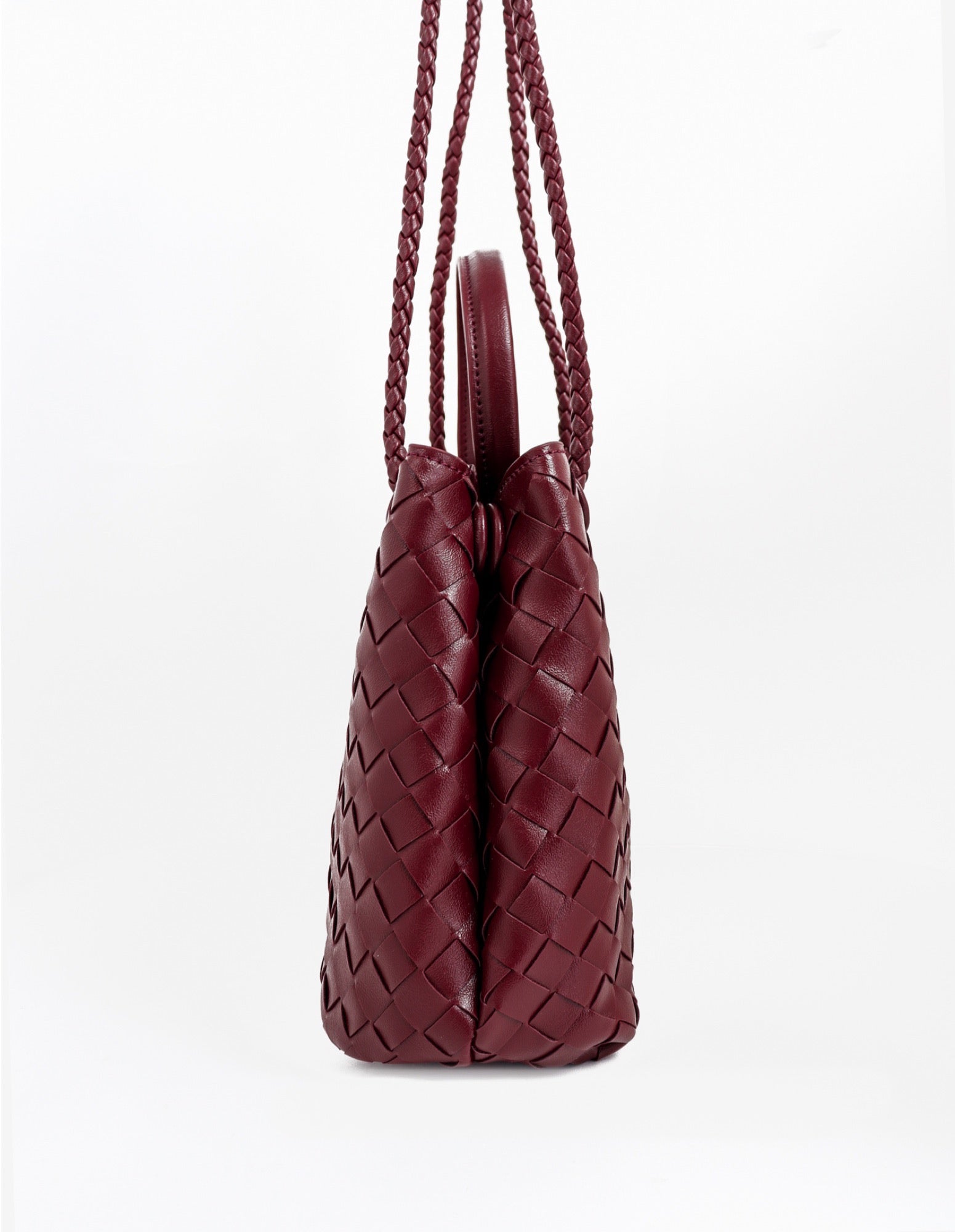 Chantel Woven Multiway Handbag - Burgundy