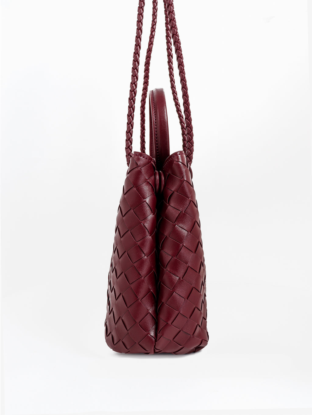 Chantel Woven Multiway Handbag - Burgundy