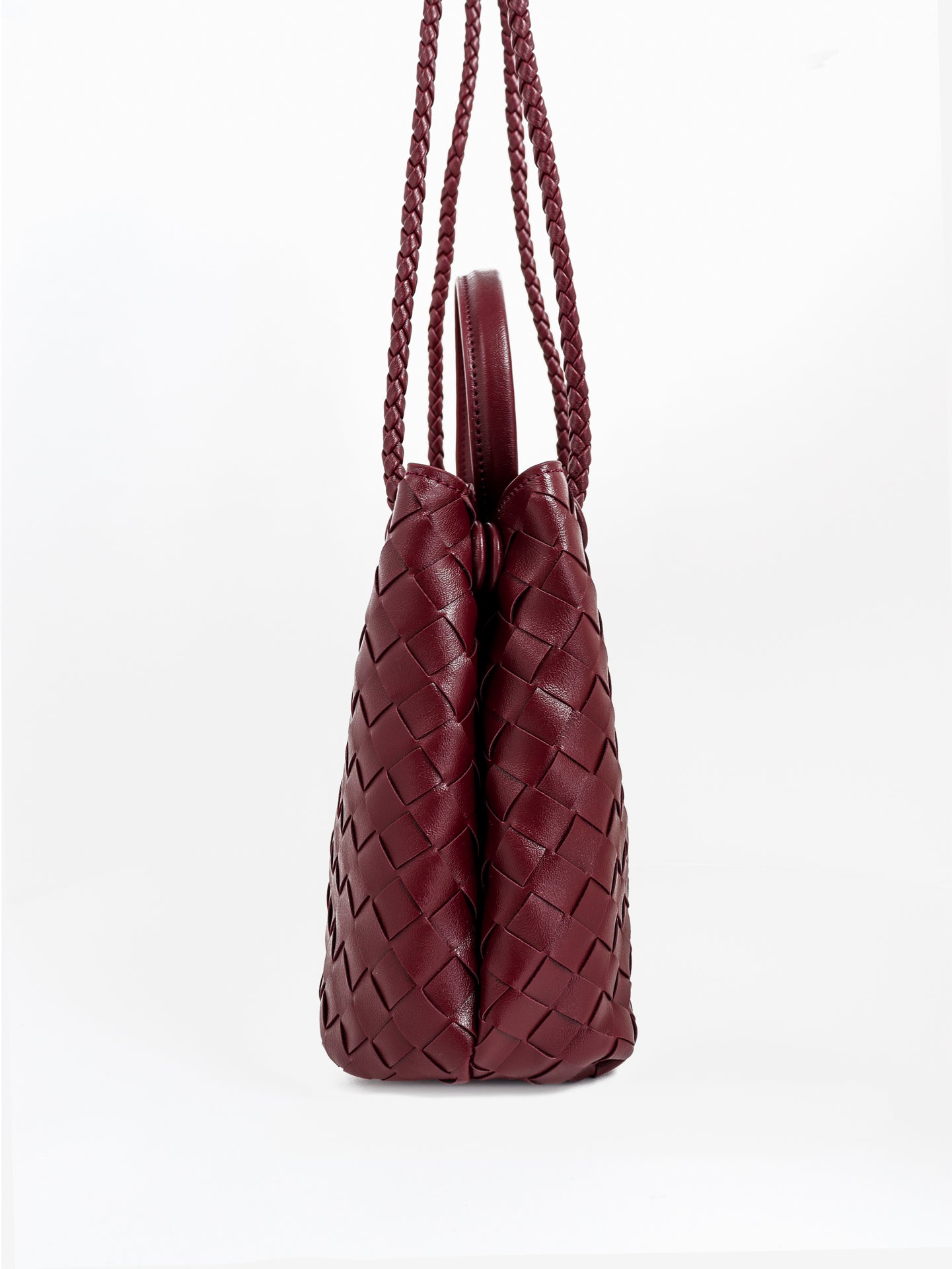 Chantel Woven Multiway Handbag - Burgundy