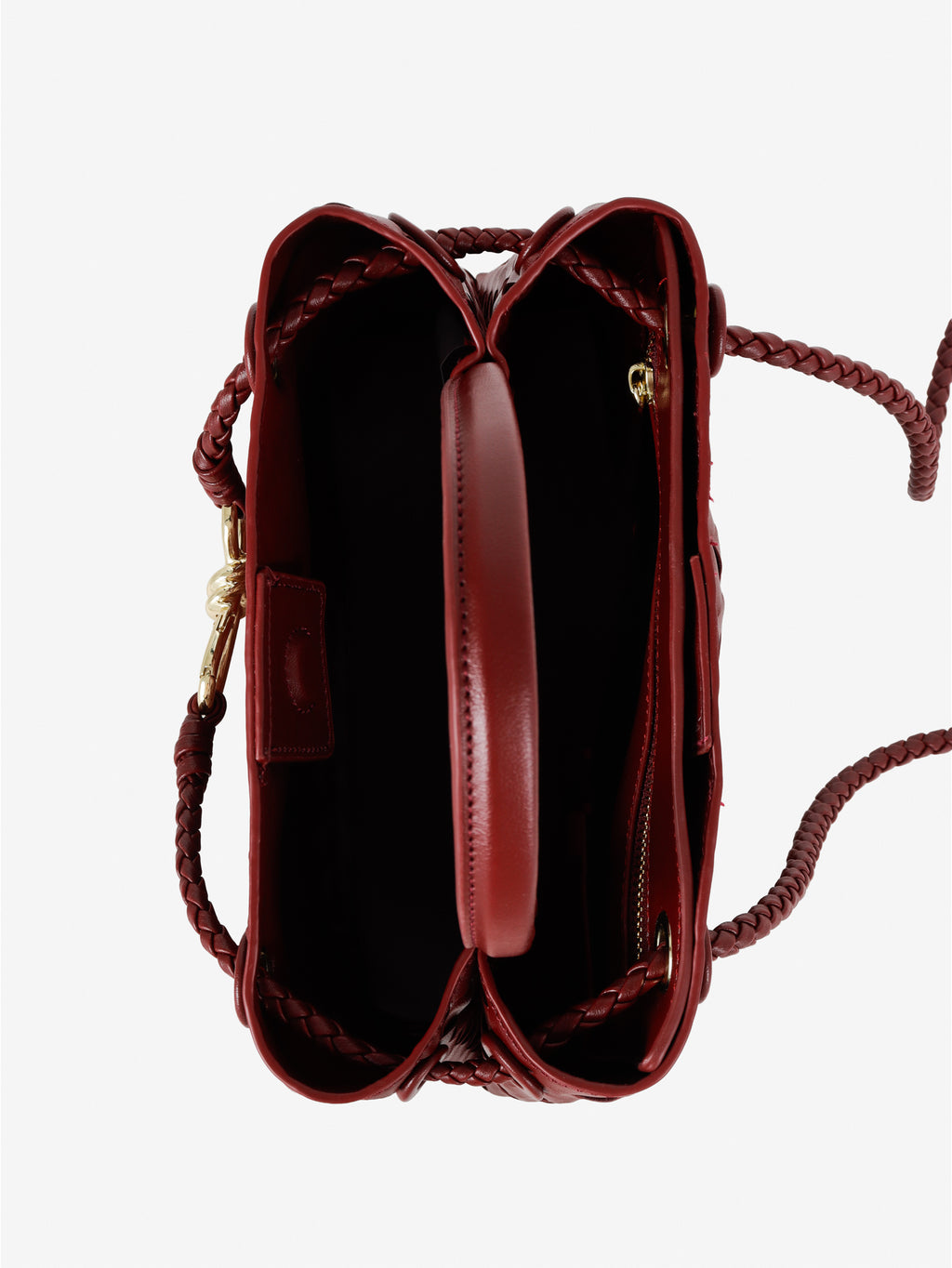 Chantel Woven Multiway Handbag - Burgundy