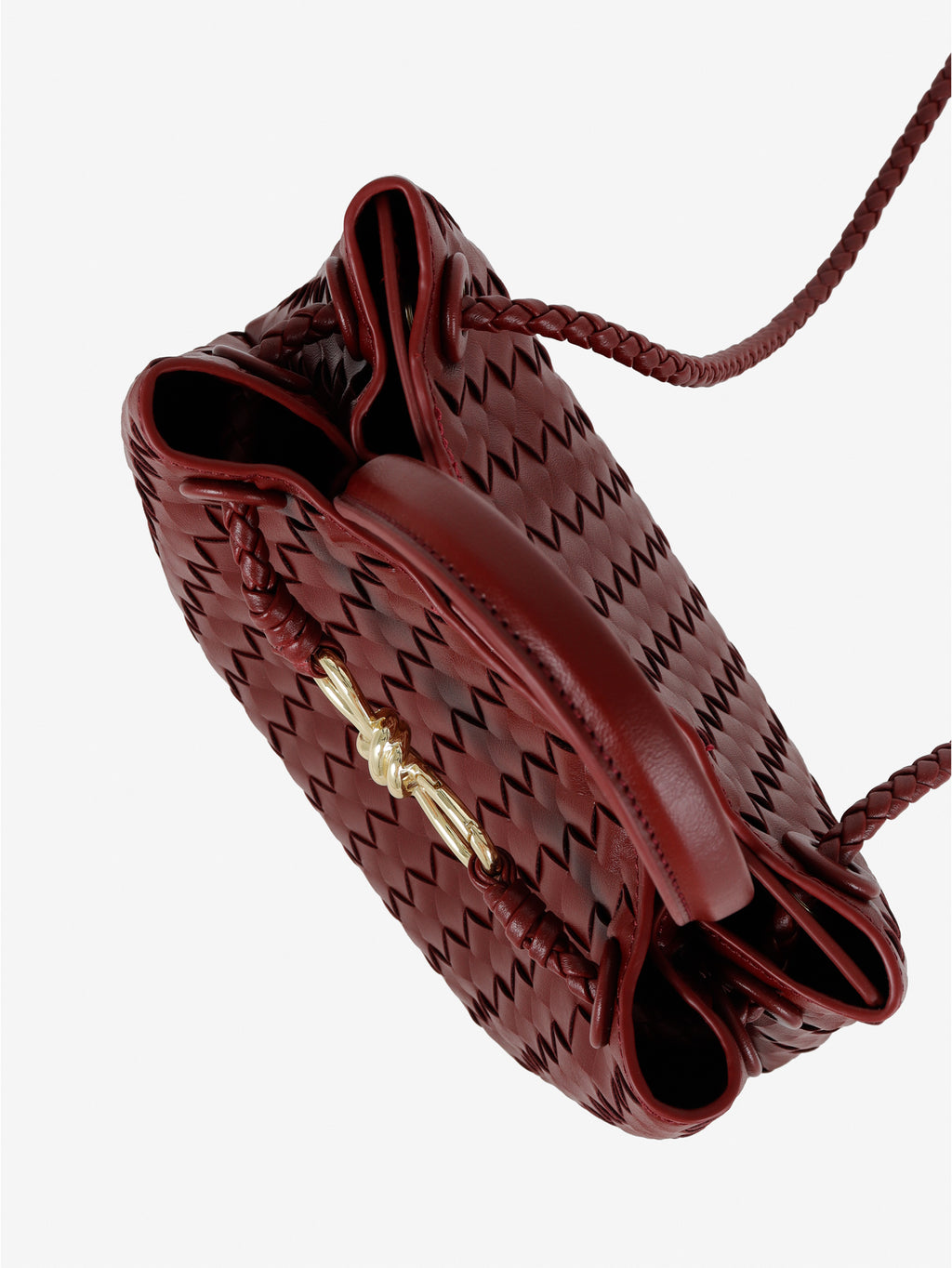 Chantel Woven Multiway Handbag - Burgundy