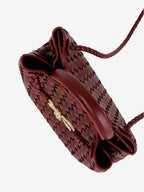 Chantel Woven Multiway Handbag - Burgundy