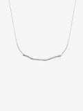 Chrome Rope Sterling Silver Plated Necklace