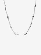 Chrome Sterling Silver Plated Necklace