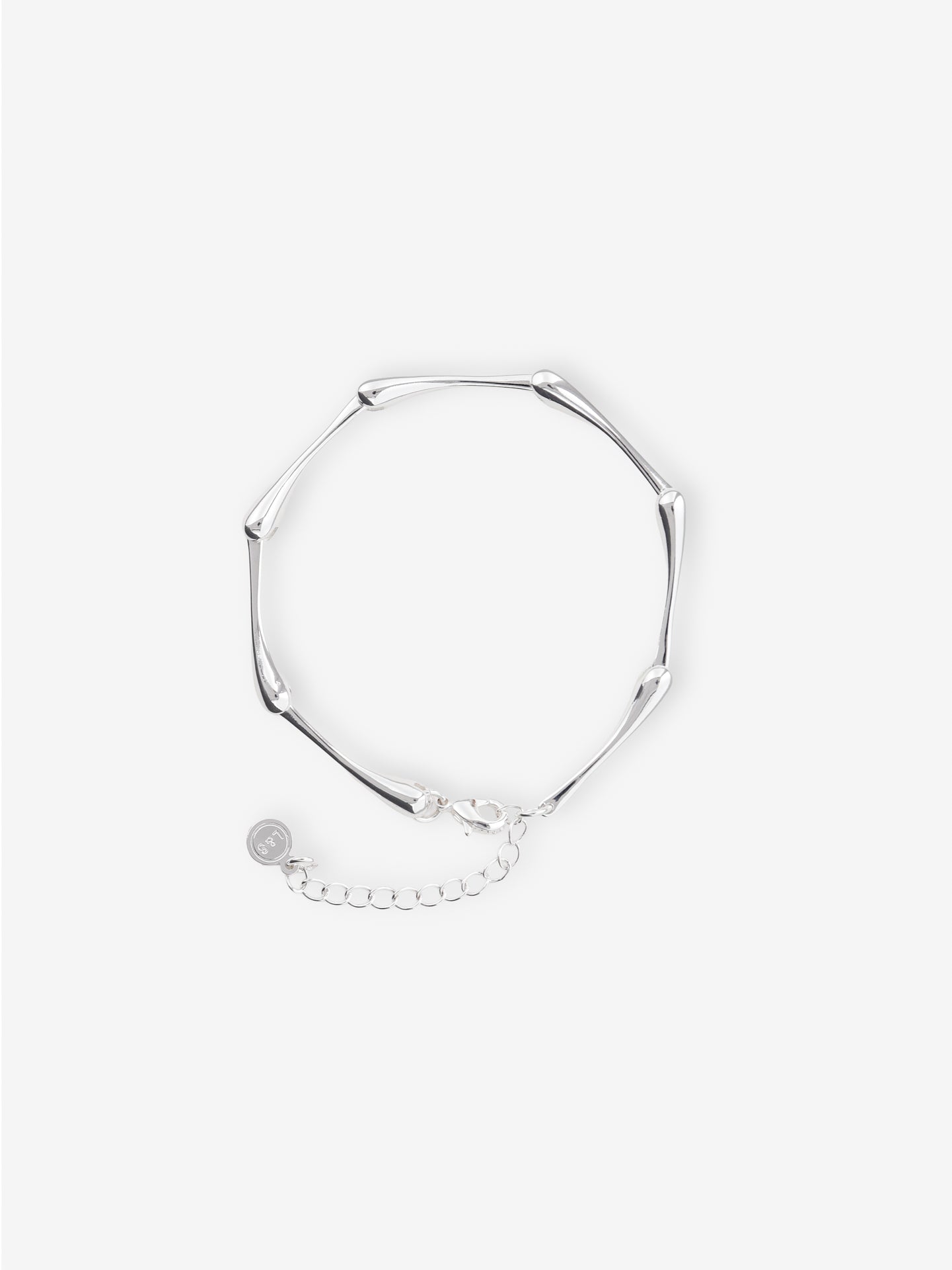 Chrome Sterling Silver Plated Bracelet