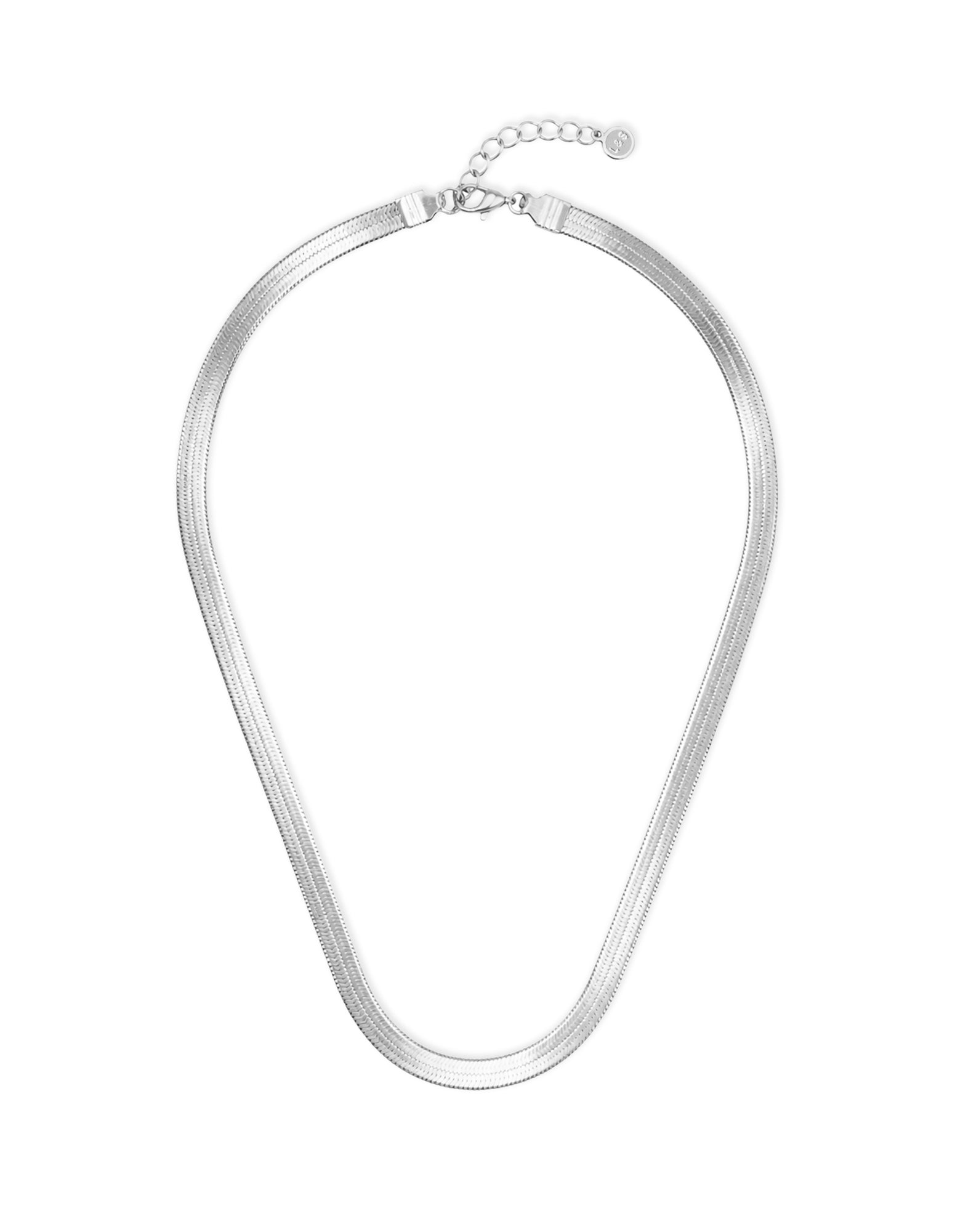 5mm Snake Chain Necklace - Silver Plated