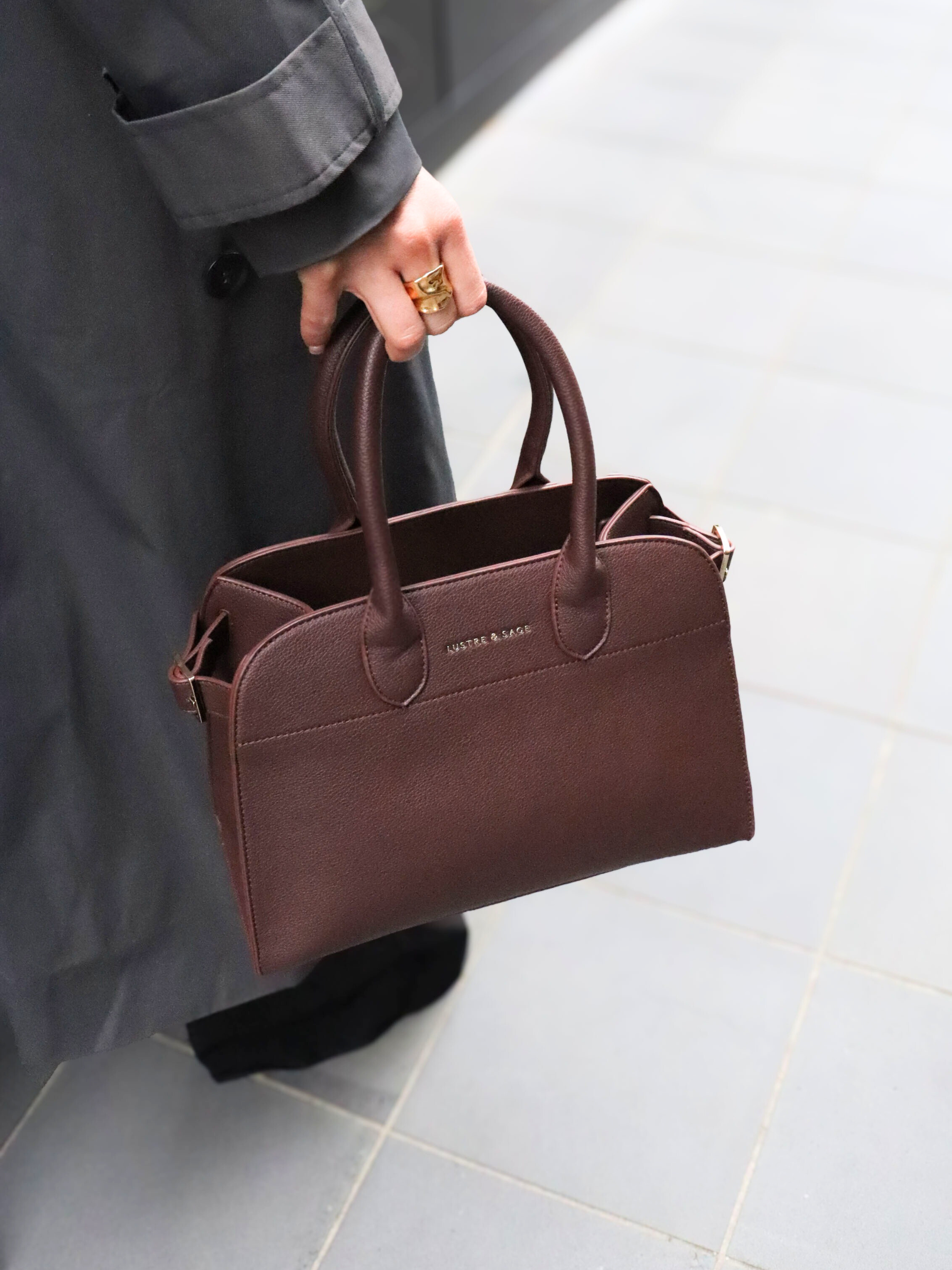 Clemence Medium Tote Bag - Brown