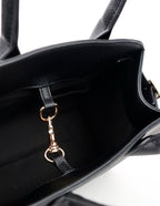 Clemence Medium Tote Bag - Black