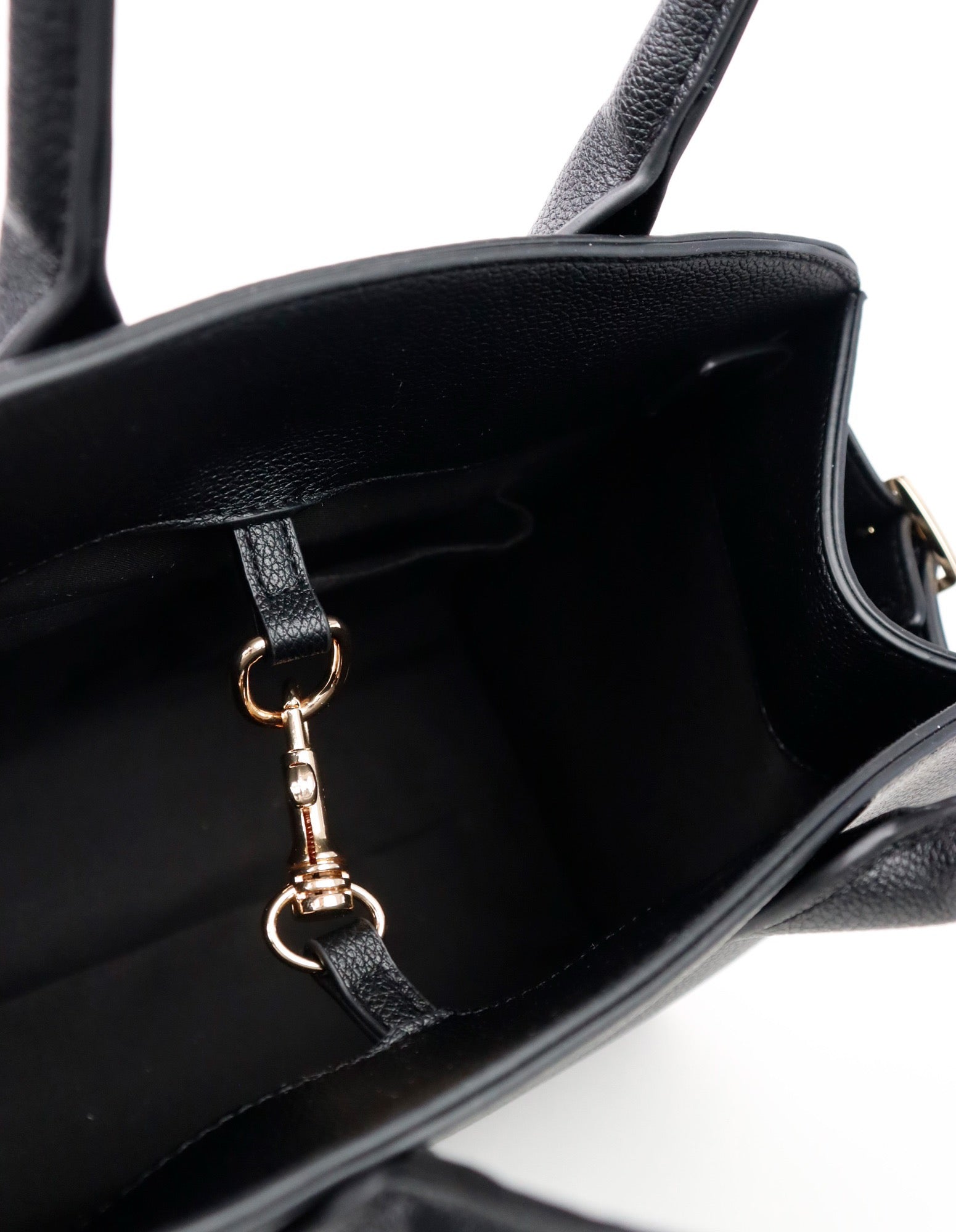 Clemence Medium Tote Bag - Black