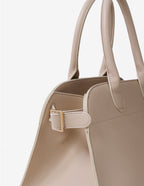 Clemence Medium Tote Bag - Stone