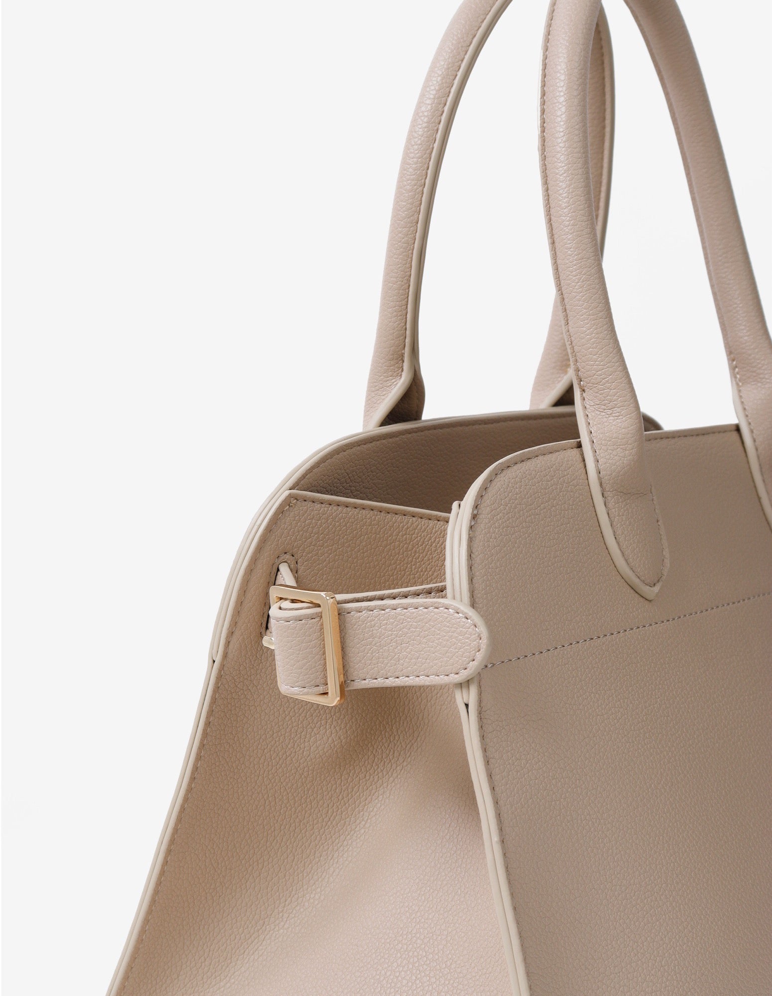 Clemence Medium Tote Bag - Stone