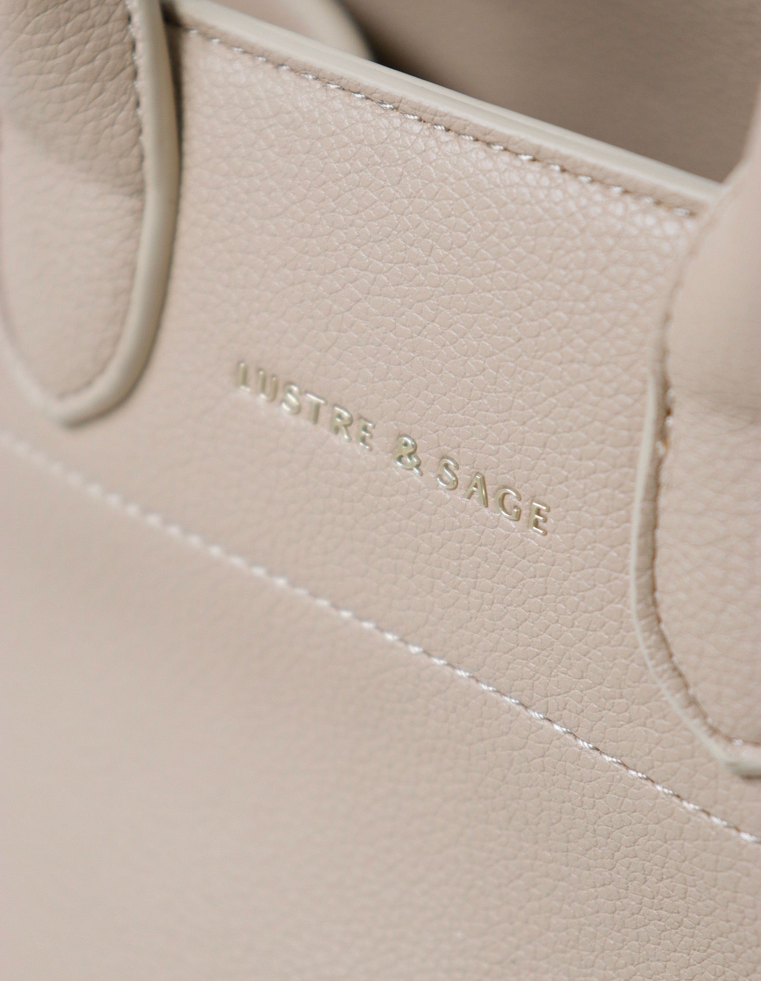 Clemence Medium Tote Bag - Stone