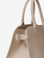 Clemence Medium Tote Bag - Stone