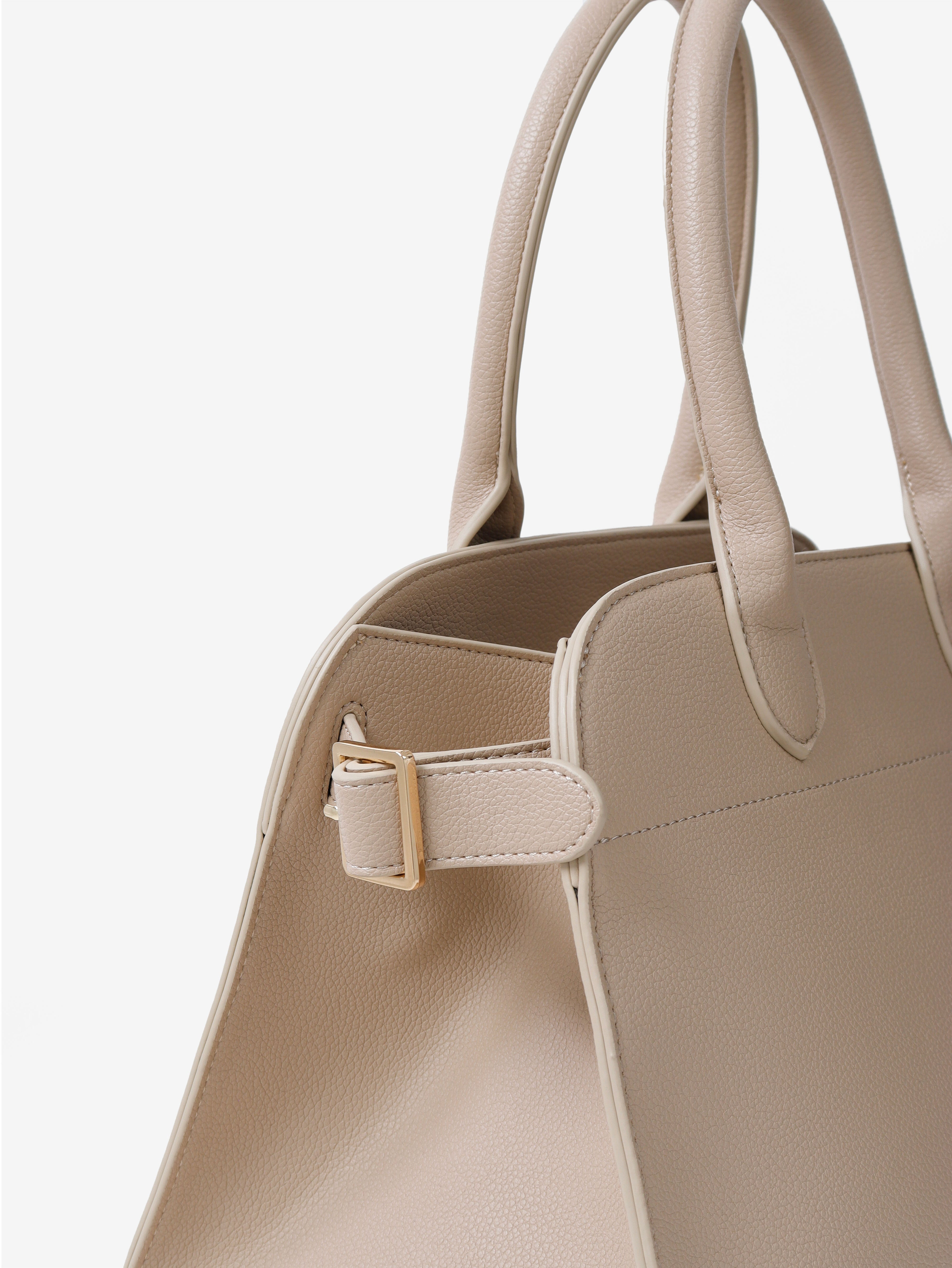 Clemence Medium Tote Bag - Stone
