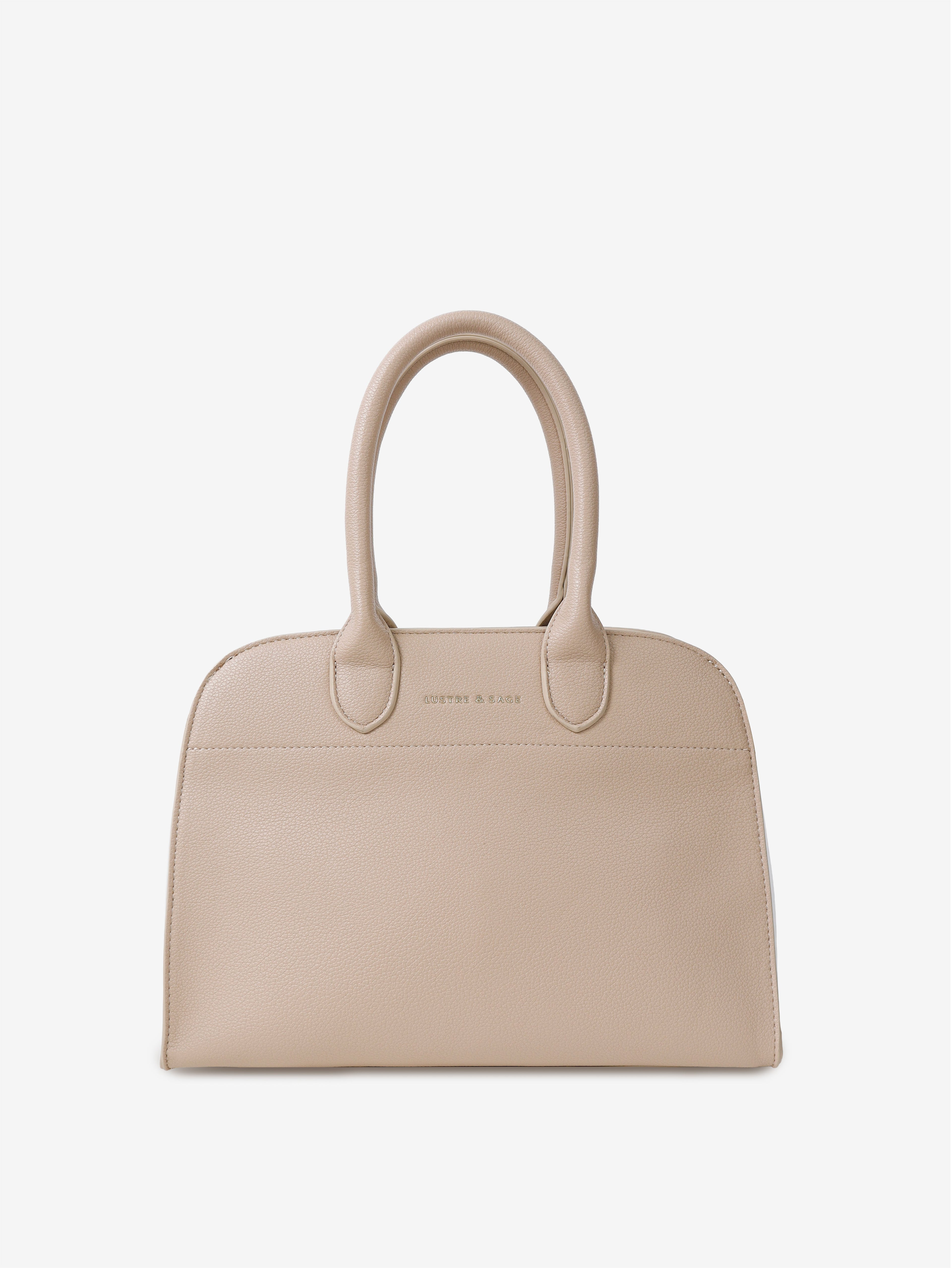 Clemence Medium Tote Bag - Stone