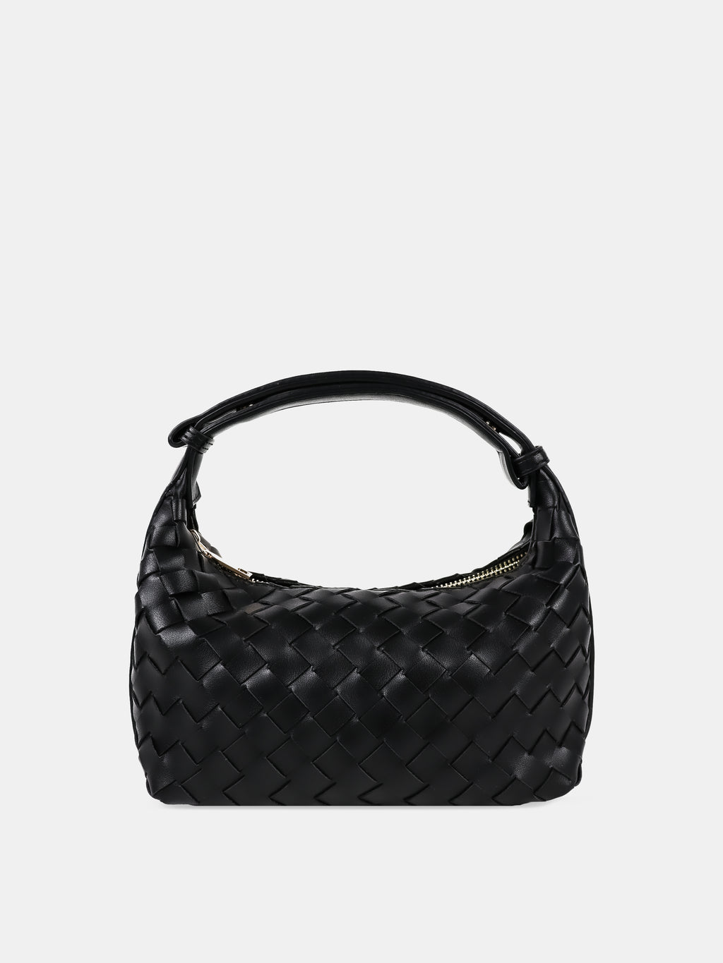 Cleo Woven Handbag - Black