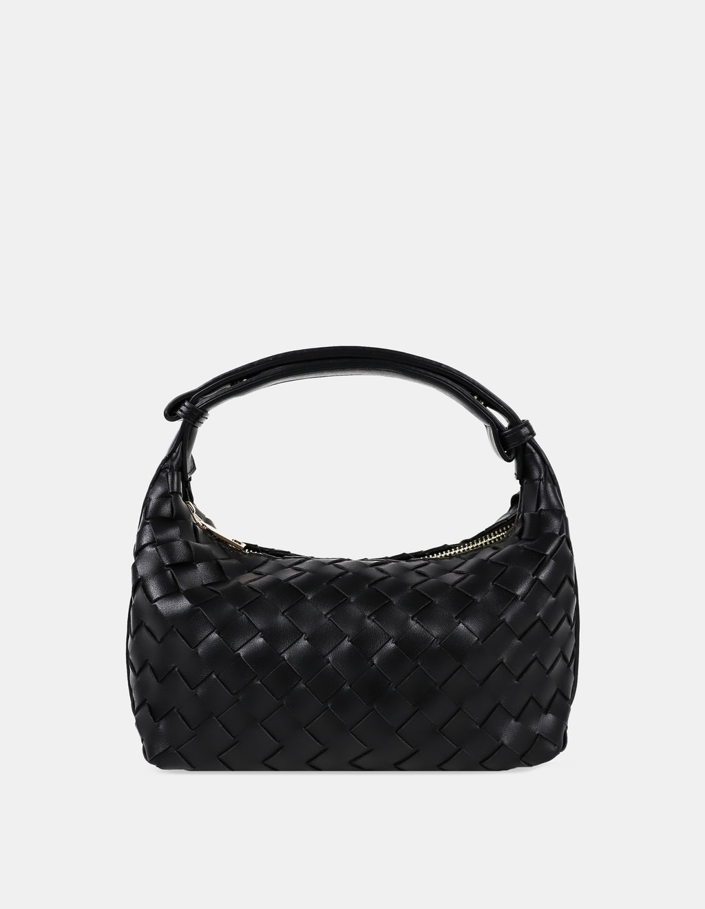 Cleo Woven Handbag - Black