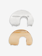 Colette Metal Hair Claw Clip - Silver